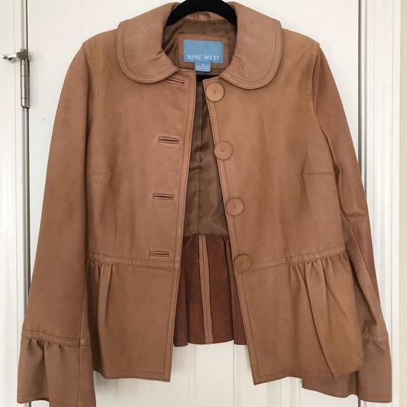 Nine West 100% leather jacket - Picture 1 of 6